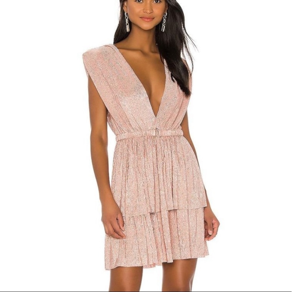 Sabina Musayev Sapphire Dress in Blush